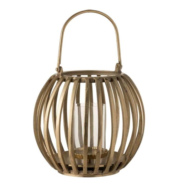 LANTERN BALL ALUMINIUM GOLD