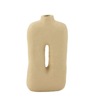 POT SQUARE PAPER MACHE NATURAL