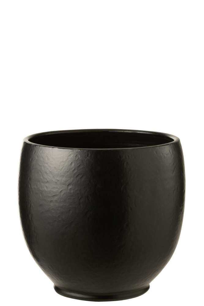 FLOWERPOT YING CERAMIC BLACK LARGE