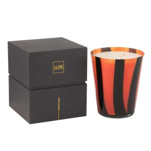 SCENTED CANDLE NOA LINES ORANGE LARGE-95 HOURS