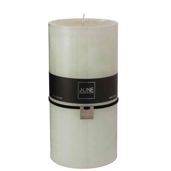 CYLINDER CANDLE POWDERGREEN XXL CM-150H