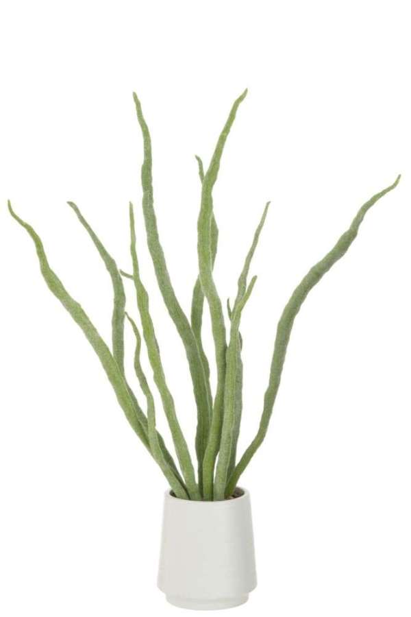 SUCCULENT PLANT IN POT ARTIFICIAL GREEN