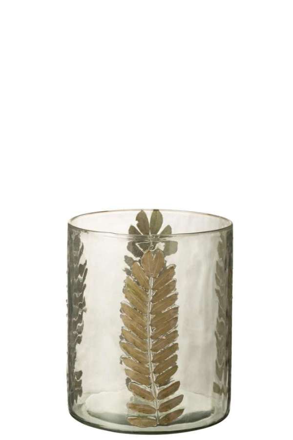 VASE GOLDEN LEAF LARGE