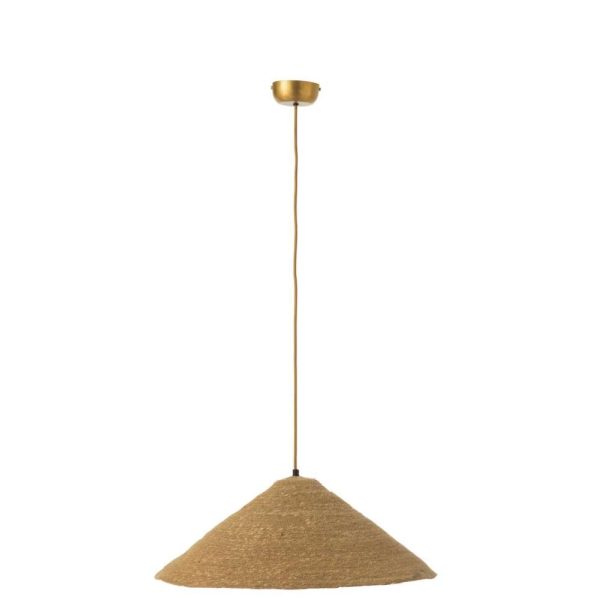 HANGING LAMP HAT MOONJ GRASS NATURAL SMALL