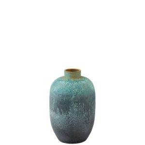 VASE VINTAGE CERAMIC AZURE SMALL