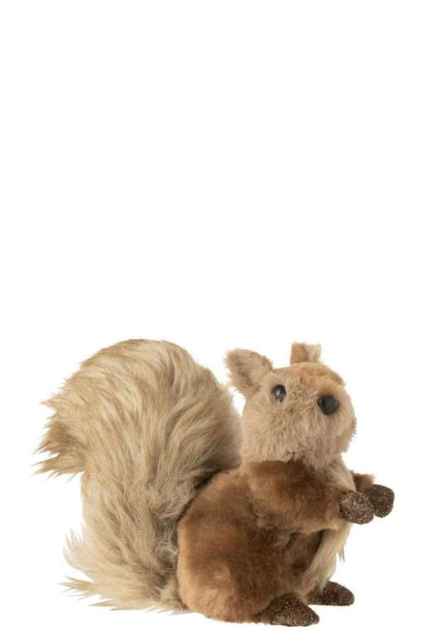 SQUIRREL DECO TEXTILE BROWN