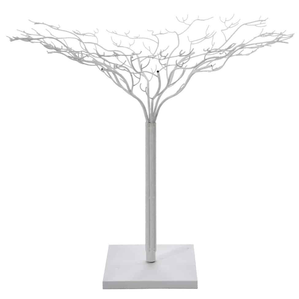 TREE METAL WHITE L