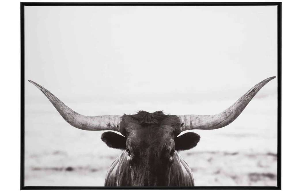 FRAME BULL WOOD/CANVAS BLACK/WHITE