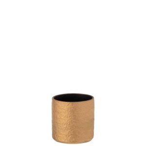 FLOWERPOT GATSBY CERAMIC GOLD SMALL