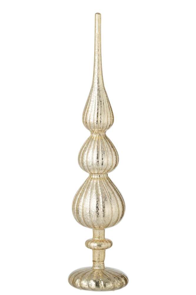 TREE LED GLASS GOLD COLORED