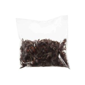 BAG 30GRAM FEATHERS NATURAL RUST/BLACK