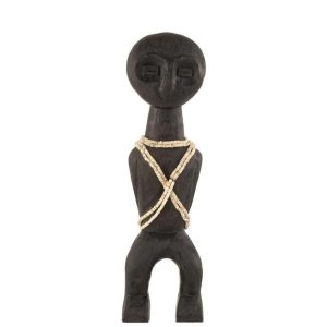 FIGURE TAKWIMU MANGO WOOD BLACK LARGE