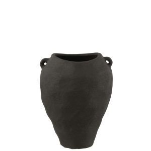 VASE CLARA CLAY BLACK