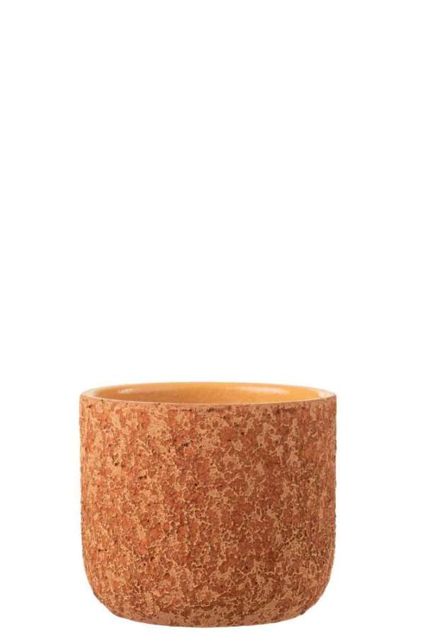 FLOWERPOT ROUGH CERAMIC TERRACOTTA MEDIUM