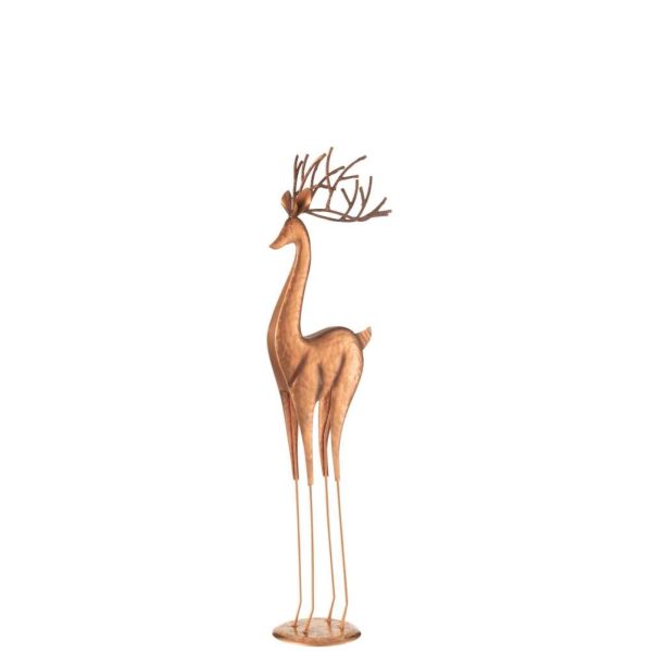 REINDEER ON BASE METAL COPPER MEDIUM