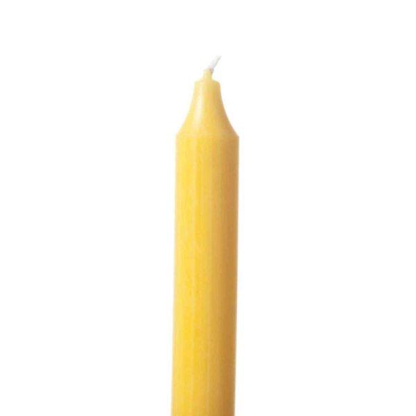 Kronelys Rustikk 2,2X18Cm 36 Sitrongul