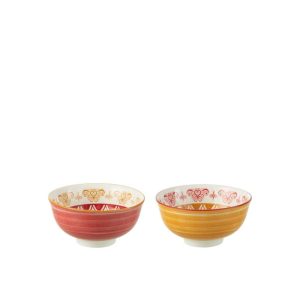 BOWL JAM PORCELAIN MIX SMALL ASS2