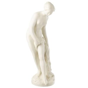 STATUE LADY GREECE RESIN WHITE