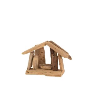 NATIVITY SCENE SIMPLE DRIFTWOOD NATURAL SMALL
