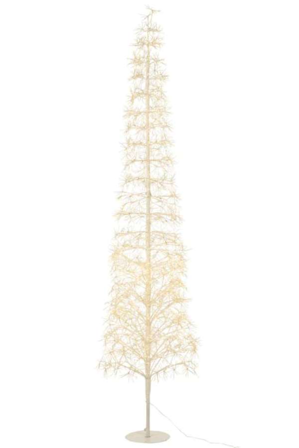 TREE LED WARM WHITE LIGHTS IRON WHITE EXTRA LARGE