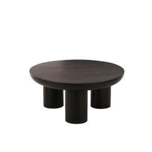 COFFEE TABLE TRIO MANGO WOOD BLACK