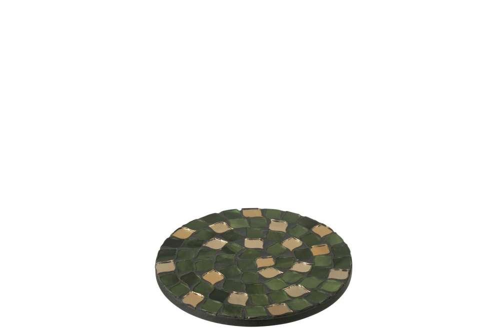 TRAY MOSAIC GREEN SMALL