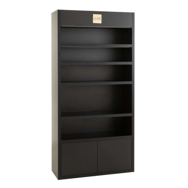 CONSIGNMENT CABINET LED J-LINE BLACK
