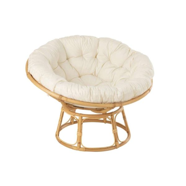 SOFA CELINE + CUSHION RATTAN NATURAL