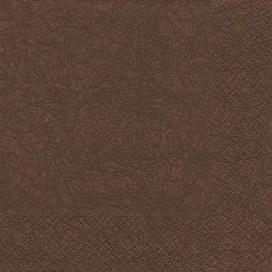 Serviett brun 25X25Cm