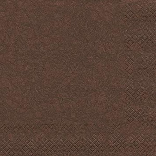 Serviett brun 25X25Cm