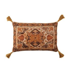 CUSHION VINTAGE POLYESTER RECTANGLE MIX