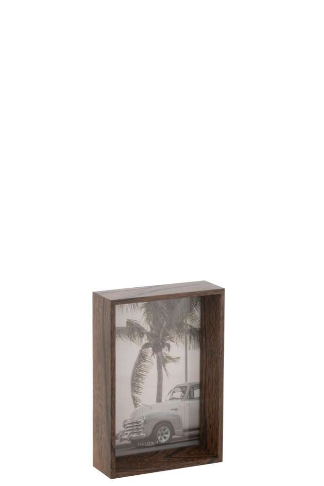 PHOTO FRAME MOIRA MDF BROWN SMALL