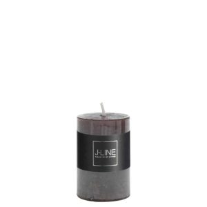 CYL. CANDLE BROWN/BLACK S18H