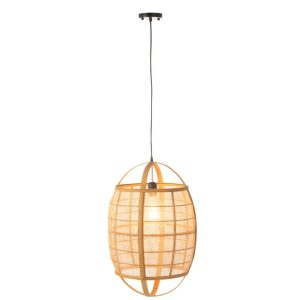 HANGING LAMP ION LINEN/BAMBOO NATURAL SMALL