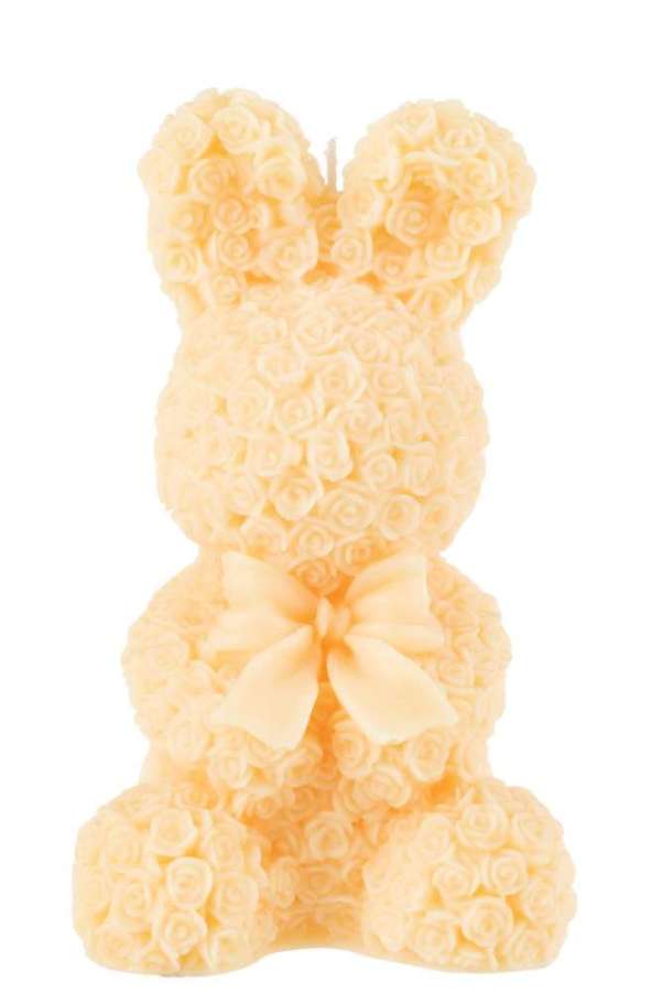 CANDLE RABBIT LIGHT YELLOW LARGE-25H