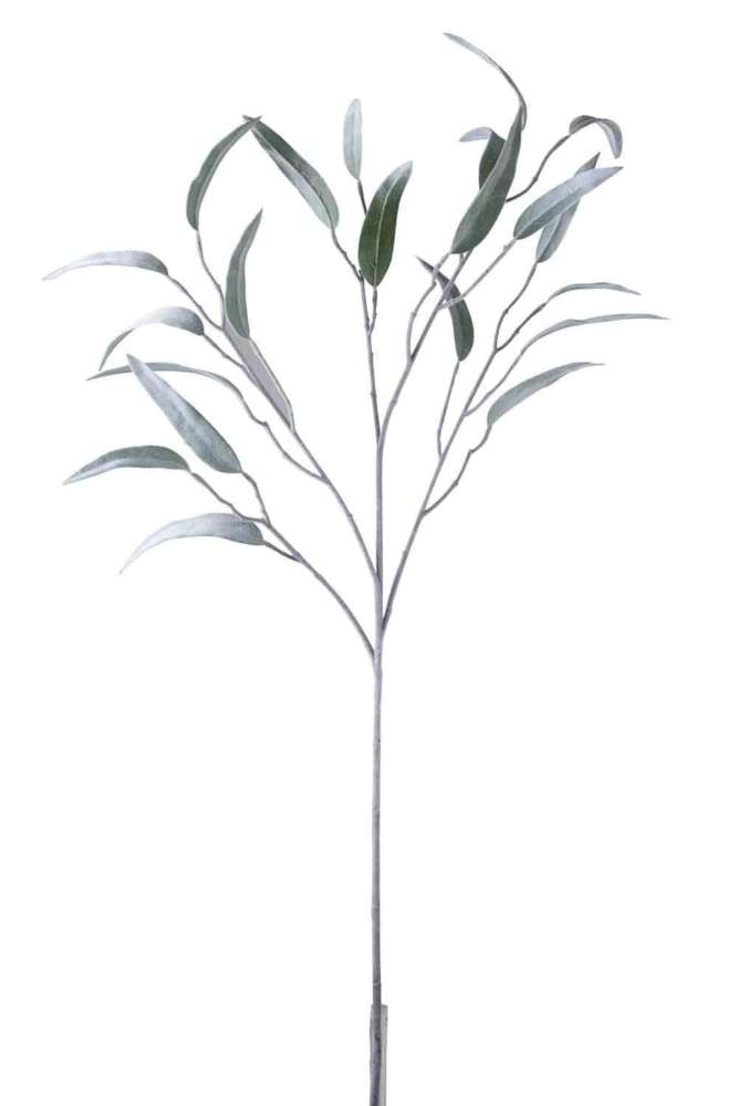 BRANCH FINE LEAVES PLASTIC GREEN