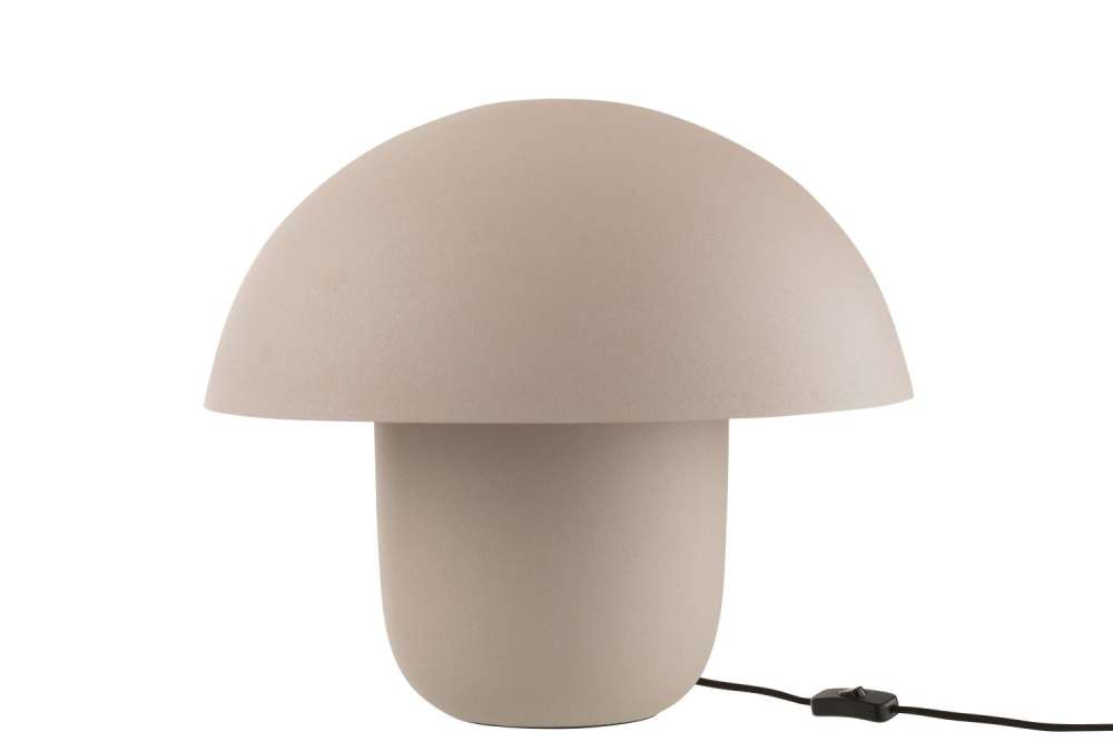 TABLE LAMP IRON GREIGE LARGE