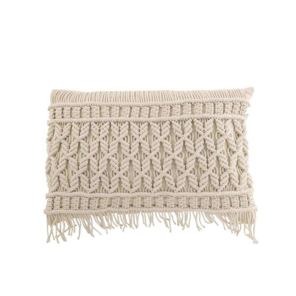 CUSHION COSY RECTANGLE COTTON OFF WHITE