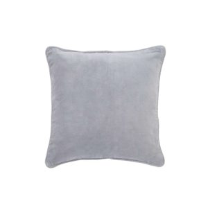 CUSHION PIPING COTTON WHITE/GREY 45X45CM