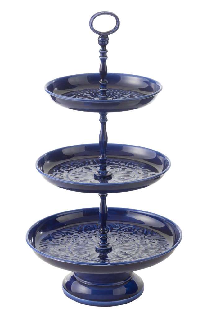 CAKE TRAY PAG IRON BLUE