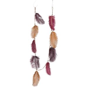 GARLAND PLUME ROSE/BORDEAUX/OCHRE