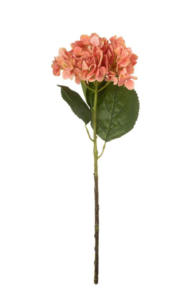 HYDRANGEA FABRIC LIGHT CORAL PINK