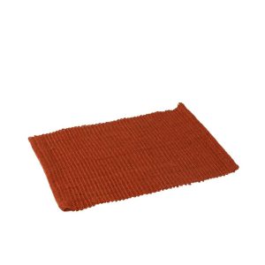 PLACEMAT RECTANGLE JUTE TERRACOTTA