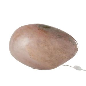 LAMP DANY OVAL GLASS PINK