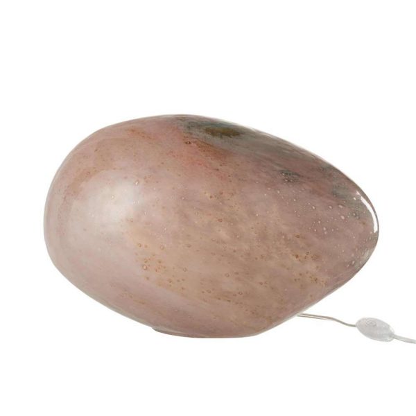 LAMP DANY OVAL GLASS PINK