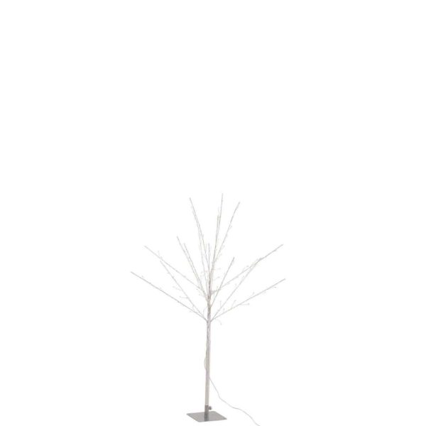 BARE TREE+LED METAL SILVER MEDIUM