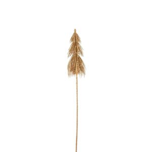 BRANCH PINE TREE GLITTER PLASTIC GOLD