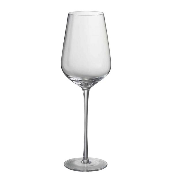 DRINKING GLASS WHITE WINE CRYSTAL GLASS TRANSPARENT