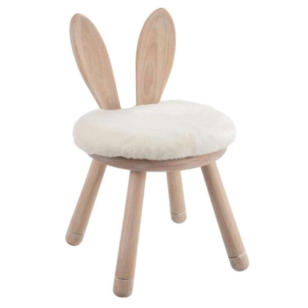 CHAIR EAR RABBIT WOOD NATURAL