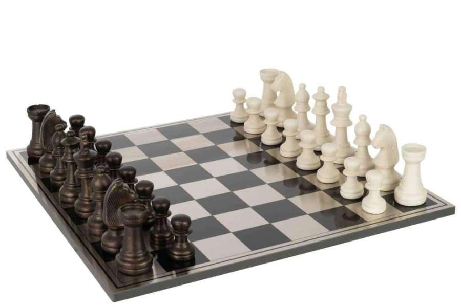 CHESS SET POLY MIX